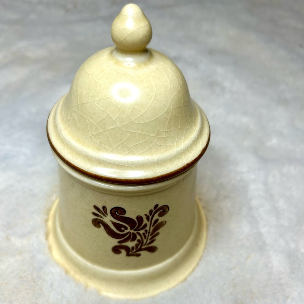 Pfaltzgraff Village 70s Vintage Stoneware Sugar Bowl
